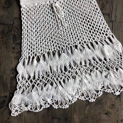 Hand Woven Boho Mini Skirt