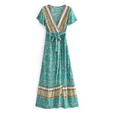 Jacinda Vintage Floral Maxi Dress