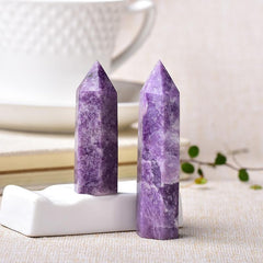 Lapidolite Crystal Point