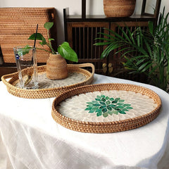 Laurie Rattan Tray