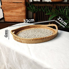 Laurie Rattan Tray