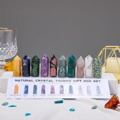 Meditation Crystals Towers Box Set