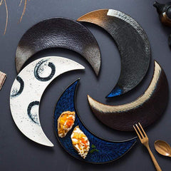 Moon Shaped Sushi Plate