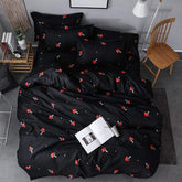 Mushroom Print Duvet Set 3pcs