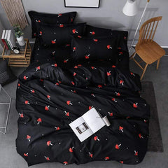 Mushroom Print Duvet Set 3pcs
