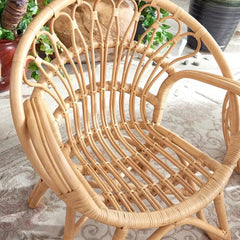 Natural Rattan Armchair