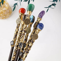 Natural Stone Zodiac Sign Wand
