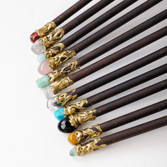 Natural Stone Zodiac Sign Wand