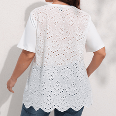 Plus Size Venus Embroidery Tee