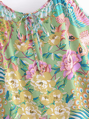 Quincy Boho Midi Dress