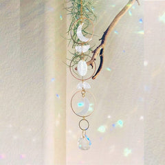 Rainbow Moon Phase Suncatcher