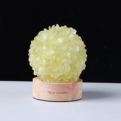 Rock Quartz Crystal Lamp