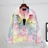 Rory Splash Tie-Dye Denim Jacket