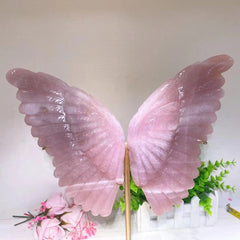 Rose Quartz Butterfly Wings