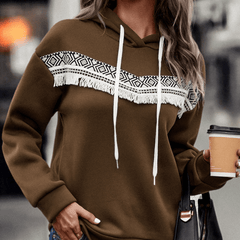 Waverly Boho Patchwork Hoodie