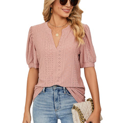 Magnolia Puff Sleeve T Shirt