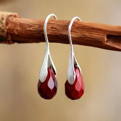 Vintage Natural Stone Earrings