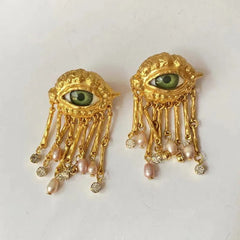Vintage Eye Earrings