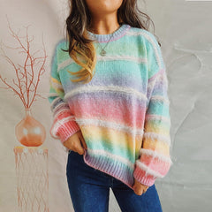 Tayla Gradient Striped Sweater