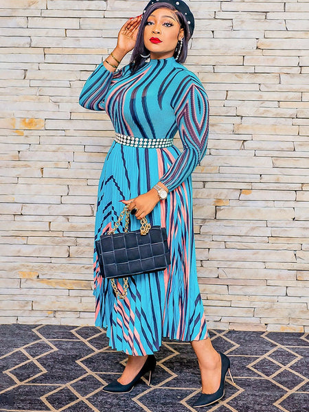 Elegant And Beautiful Pleated Suspender Maxi Dress