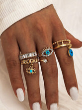 Conjuntos de diamantes de cuatro piezas con ojos