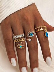 Vierteilige Augen-Diamant-Sets