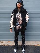 Chaquetas de béisbol de manga larga con estampado de esqueleto