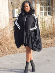 Minivestidos sueltos de manga larga