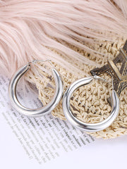 Pendientes circulares geométricos minimalistas