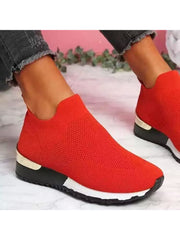 Slip-On Flat Knitted Flats