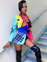 Langärmlige Colorblock-Jacken