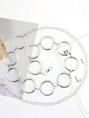 Minimalist Ring Patchwork Chain Belts