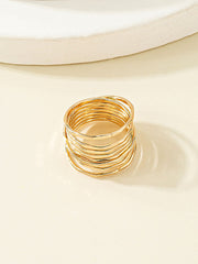 Anillos de cuerda multicapa vintage