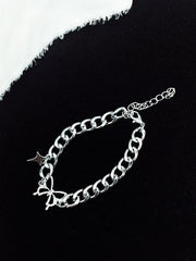 Pulseras de cadena con colgante de mariposa