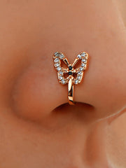 Joyería corporal con clip para la nariz recortado