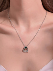 Joyas colgantes de corazón de amor de mamá