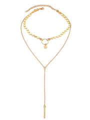 Collares con borlas y decoración de estrellas