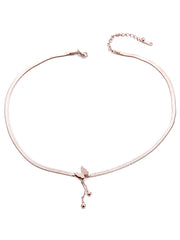 Collar con borlas de mariposa dulce