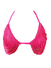 Two Piece Tassel Tops & HolLow Out Maxi Skrits