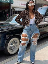 Langärmlige, bedruckte Jacken mit Reißverschluss