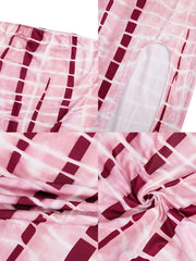 Vestidos midi ajustados, estampados, sin mangas y con hombros descubiertos