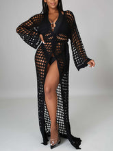 Maxi camisola con aberturas