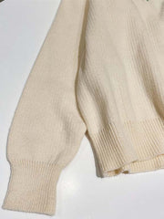 Suéteres ajustados de manga larga con estampado de letras