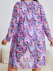 Plus Size Three Piece Floral Print Short Sets