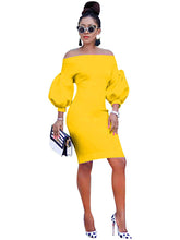 Off Shoulder Bodycon Midi Dresses