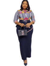 Long Sleeve Floral Print Maxi Dresses