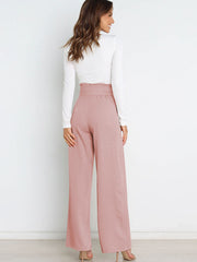 High Waist Knot Flare Bottoms