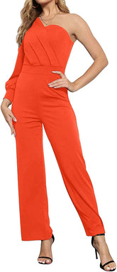 Monos de cintura alta con un solo hombro