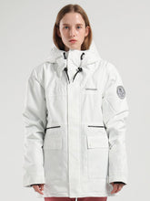 Winter New Unisex White Ski Suit Single And Double Board Waterproof Wear-Resistant Warm Ski Suit