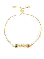 Pulseras de oso con diamantes de imitación de colores